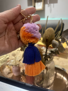 Pom Pom keyrings