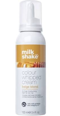 Milkshake Coloured whipped cream Beige blonde