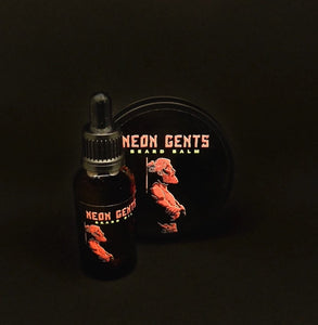 Neon gents beard oil