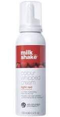 Milkshake coloured whipped cream Light Red